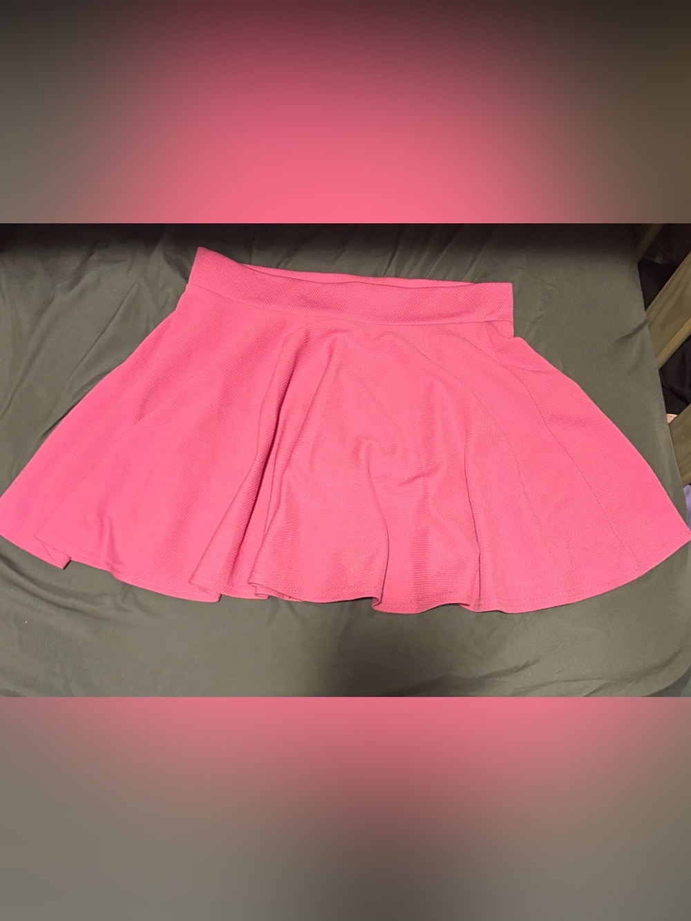 Bright Pink Circle Skirt